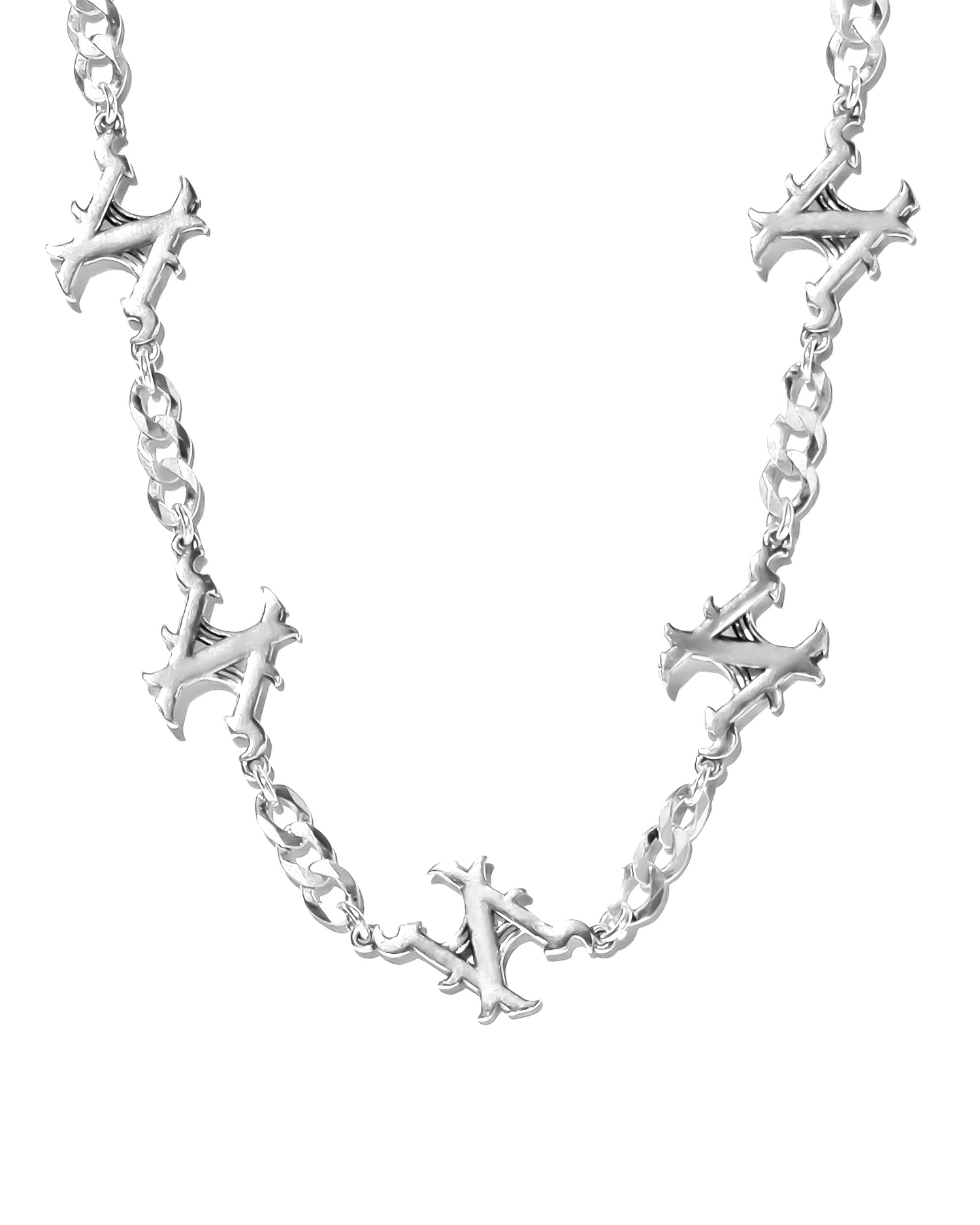 2025 CURSE MARK SILVER NECKLACE